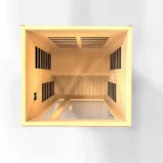 Dynamic Cordoba Elite 2-Person Ultra Low EMF Far Infrared Sauna top view