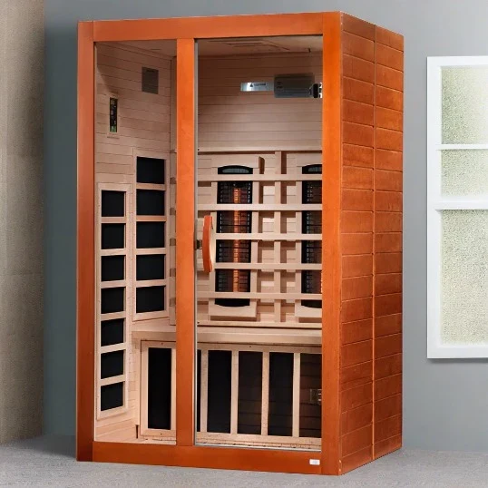 Dynamic-Santiago-2-Person-Full-Spectrum-Near-Zero-EMF-Infrared-Sauna-Right-Side