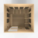 Golden Designs Catalonia Elite 8-Person Ultra Low EMF Infrared Sauna top view