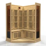 Maxxus-3-Person-Corner-Low-EMF-Far-Infrared-Sauna-Interior