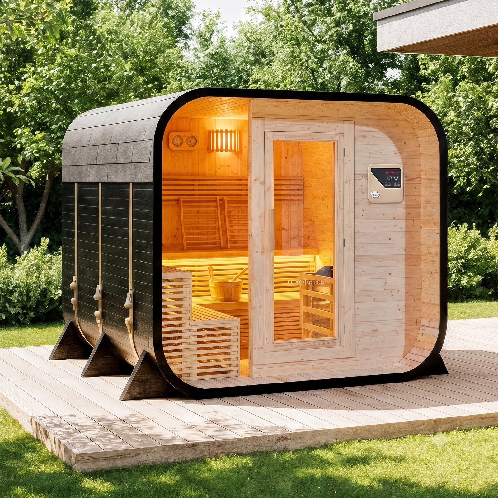 outdoor traditional sauna for sale